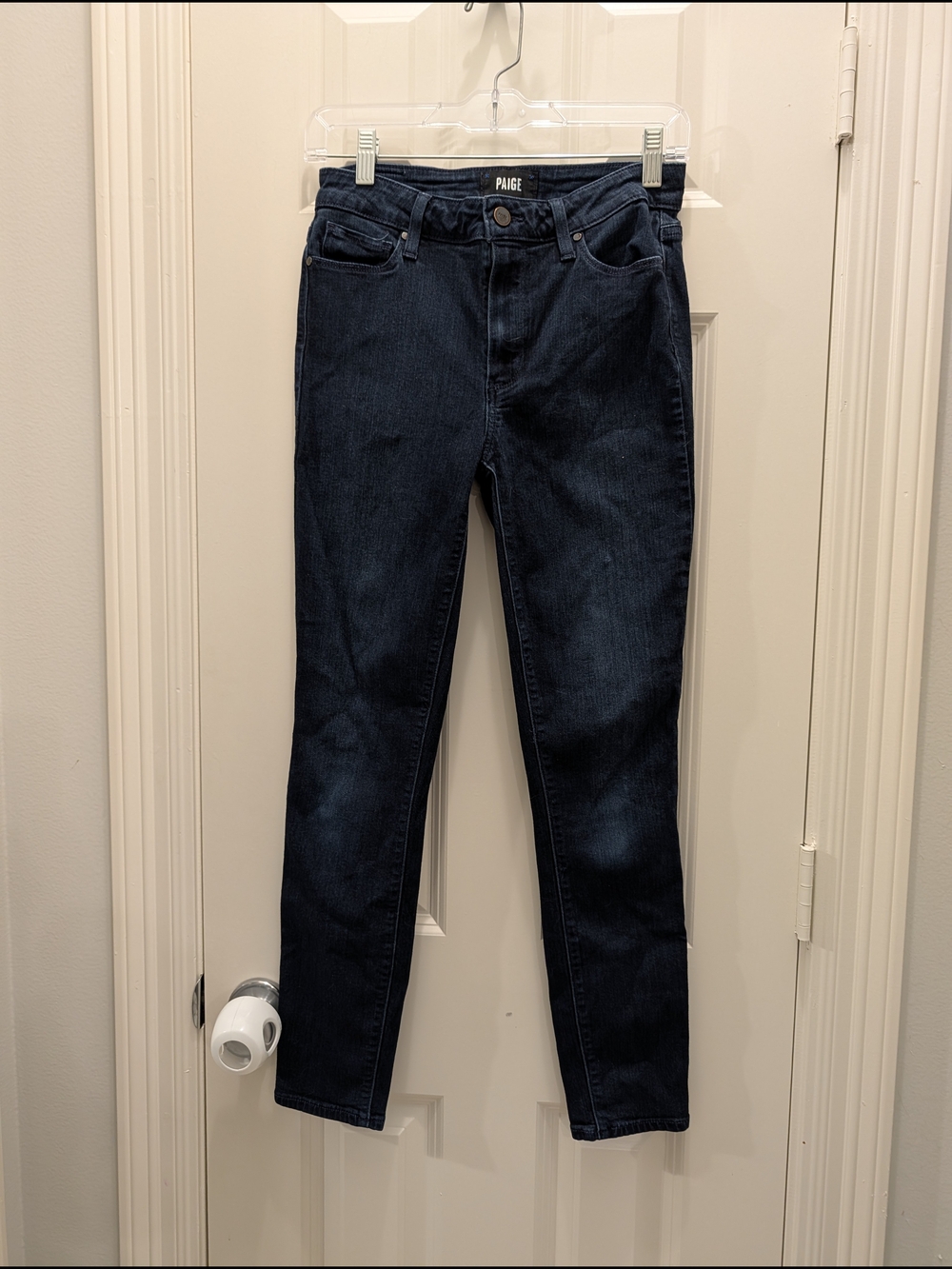 PAIGE Hoxton Ankle Dark Indigo Skinny Jeans